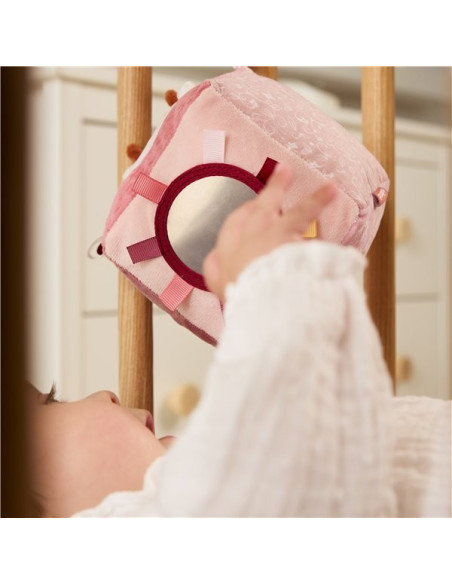 ML97373,Jucarie bebe pentru leagan si carucior, cu sunete si oglinda, Caprioara