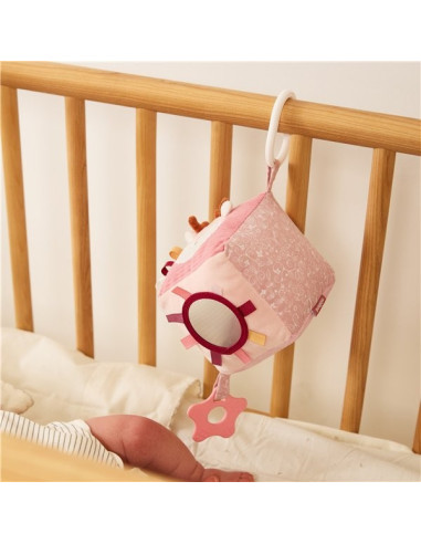 ML97373,Jucarie bebe pentru leagan si carucior, cu sunete si oglinda, Caprioara