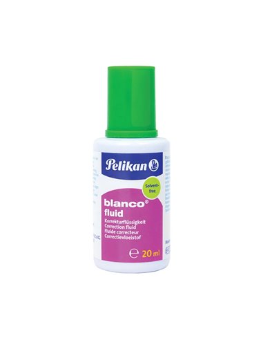 Corector Fluid Cu Pensula Pe Baza De Apa 20Ml Pelikan