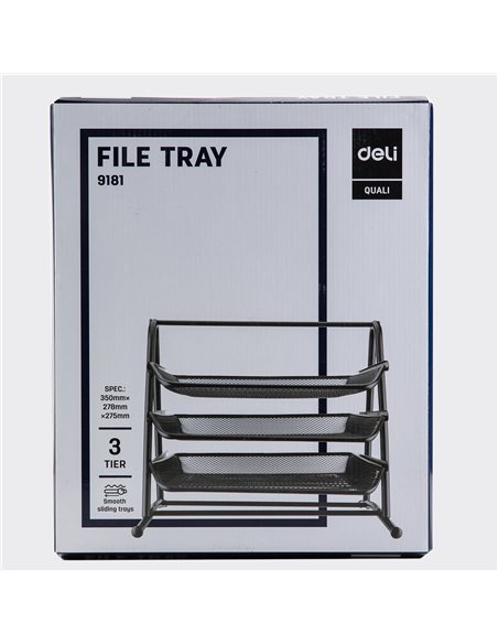 Tavite suprapozabile 3/set mesh Deli