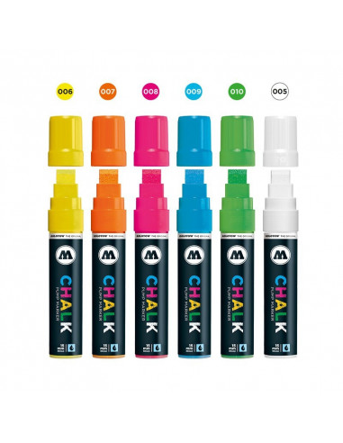 Chalk Marker Neon-Set (15 mm),MLW129 Chalk Marker Neon-Set (15 mm),MLW129