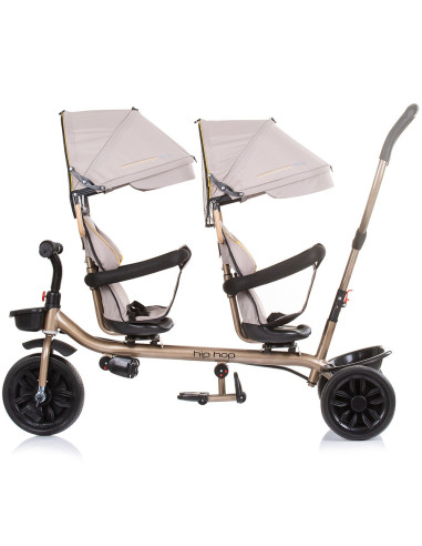 TRKHH0233SA,Tricicleta gemeni Chipolino Hip Hop sand