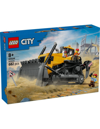 LEGO-60466,Lego City Buldozer Galben 60466