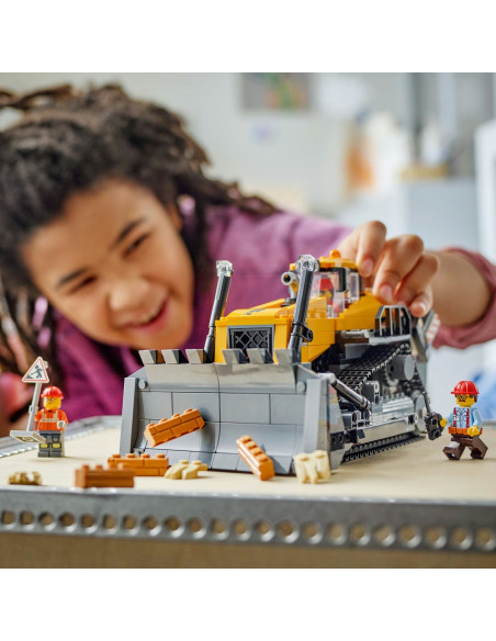 LEGO-60466,Lego City Buldozer Galben 60466