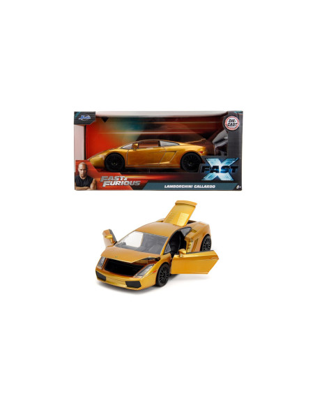 VV-9334924314R00,Jada Fast Furious Masinuta Metalica Lamborghini Gallardo Auriu Scara 1 La 24