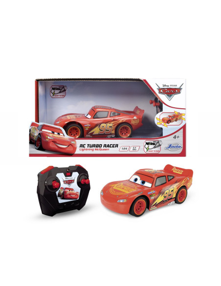 VV-203084038,Jada Cars Turbo Racer Masina Cu Telecomanda Fulger Mcqueen Scara 1 La 24