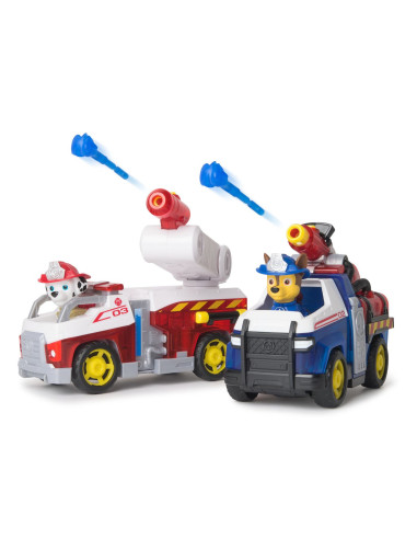 VV-6073471,Patrula Catelusilor Set 2 Vehicule De Salvare Masini De Pompieri Cu Figurine