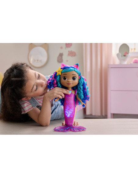 VV-6074338,Gabbys Dollhouse Filmul Papusa Sirena Gabby Interactiva