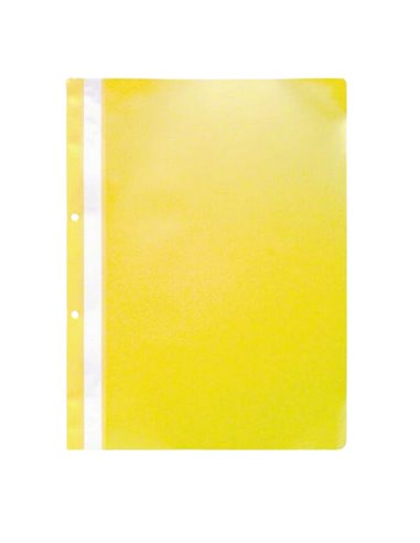 Dosar sina plastic cu perforatii Noki, Galben