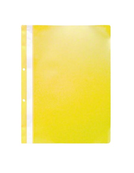 Dosar sina plastic cu perforatii Noki, Galben