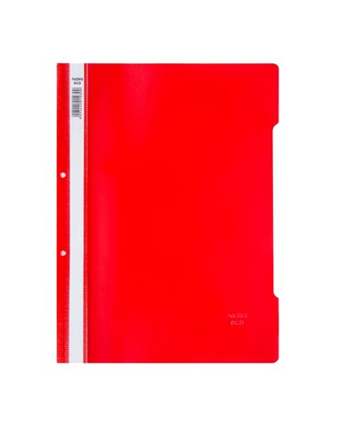 Dosar sina plastic cu perforatii Noki rosu