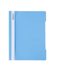 Dosar sina plastic cu perforatii Noki, Albastru deschis