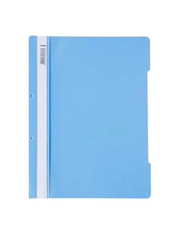 Dosar sina plastic cu perforatii Noki, Albastru deschis