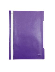 Dosar sina plastic cu perforatii Noki, Mov