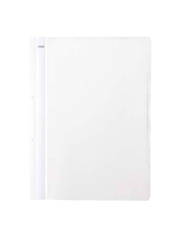 Dosar plastic cu sina si gauri A4 Noki, Alb