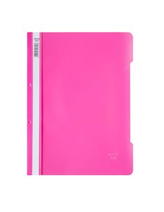 Dosar sina plastic cu perforatii Noki roz
