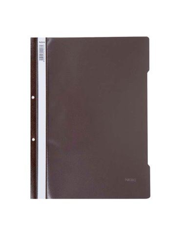 Dosar sina plastic cu perforatii A4 Noki, Maro