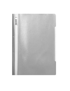 Dosar plastic cu sina si gauri Noki NK48288025, Gri inchis