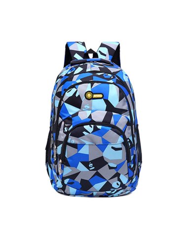 Ghiozdan SF TEENS 4 fermoare, Albastru