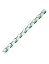 Inel plastic 6 mm alb pt 2-20 coli, 25/cutie Fellowes
