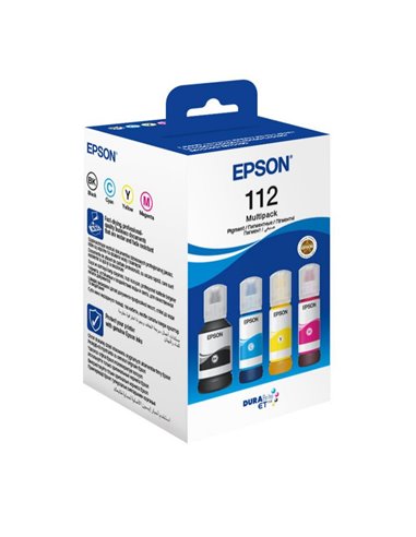 Kit cartuse cerneala Epson 112, multipack (cyan,magenta,yellow,black) EcoTank
