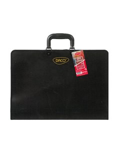 Mapa port-desen A3, 34.5 x 46 x 3 cm DACO MP803, Negru