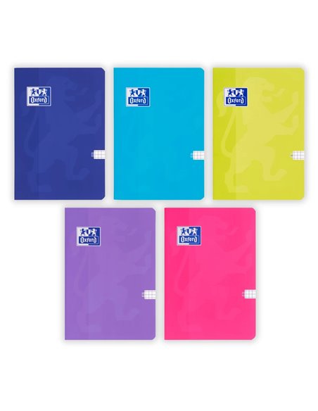 Set 5 Caiete Oxford A4, 60 file, matematica, 80g/mp, Motiv touch
