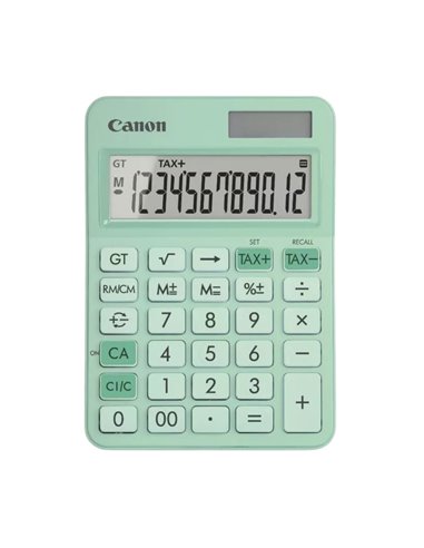 Calculator Canon LS-125KB GR, 12-digit, Verde (Green)