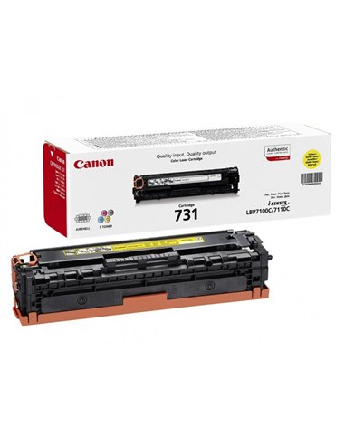 Cartus toner Canon Yellow CRG-731Y