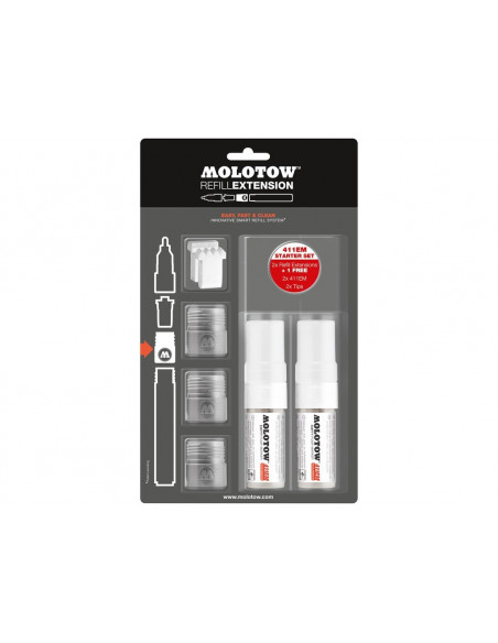 Refill Extension 411EM Starter Kit,MLW135