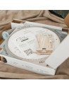 CRST-350,RingString Mini - Kit complet de String Art pentru a realiza tablou cu fir de ata dupa fotografia ta, diagonala 35 cm, 
