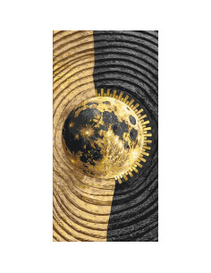 LW5112,Pictura pe numere cu sasiu si set de culori acrilice metalizate, 40x80 cm, LW5112
