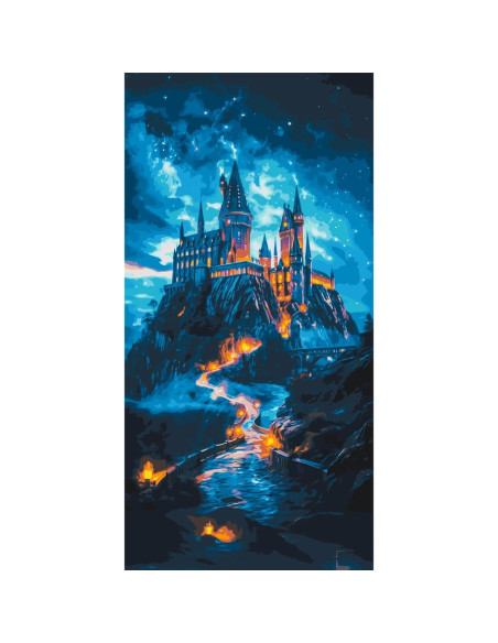 LW5106,Pictura pe numere cu sasiu, 40x80 cm, LW5106