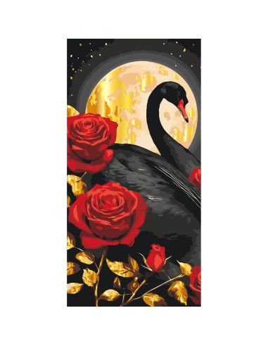 11588-AC,Pictura pe numere cu sasiu, 40x80 cm, 11588-AC