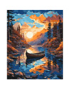 LW3327,Pictura pe numere cu sasiu, 40x50 cm, LW3327