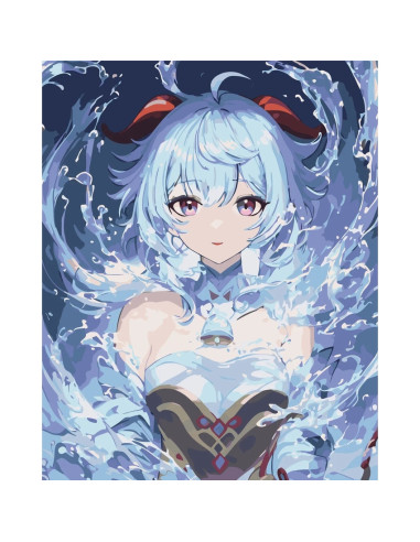 LW3278,Pictura pe numere cu sasiu, 40x50 cm, LW3278