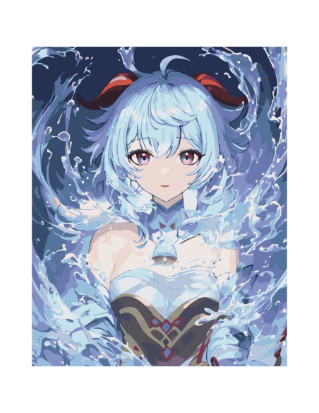 LW3278,Pictura pe numere cu sasiu, 40x50 cm, LW3278