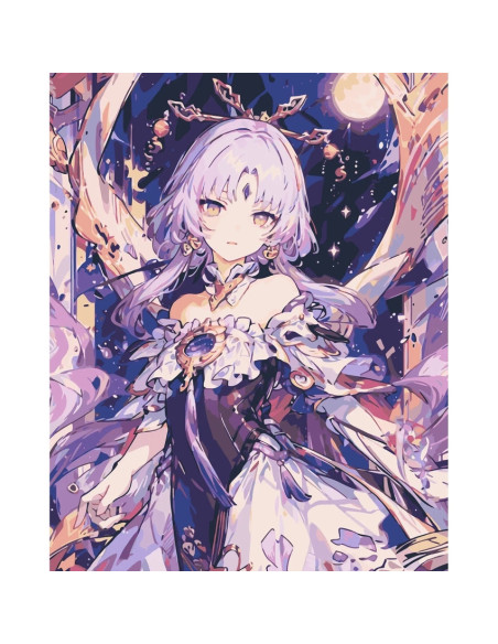 LW30110,Pictura pe numere cu sasiu, 40x50 cm, LW30110
