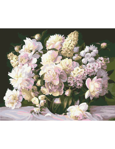 LW1073,Pictura pe numere cu sasiu, 40x50 cm, LW1073