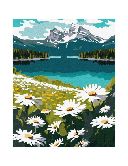 KHO2895,Pictura pe numere cu sasiu, 40x50 cm, KHO2895