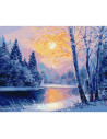 KHO2872,Pictura pe numere cu sasiu, 40x50 cm, KHO2872