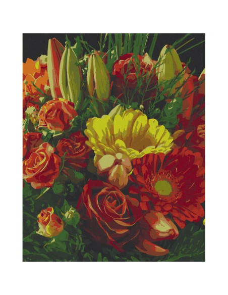 13121-AC,Pictura pe numere cu sasiu, 40x50 cm, 13121-AC