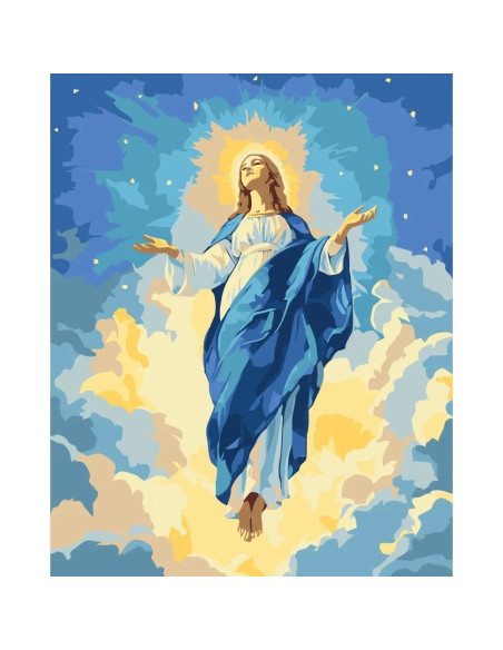 10172-AC,Pictura pe numere cu sasiu, 40x50 cm, 10172-AC