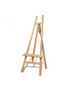 W09_NATUR,Sevalet pictura din lemn de fag, stabil si pliabil, pentru panze de pana la 120 cm, inaltime 149 cm, culoare natur, gr