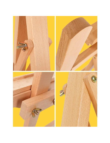 W09_NATUR,Sevalet pictura din lemn de fag, stabil si pliabil, pentru panze de pana la 120 cm, inaltime 149 cm, culoare natur, gr