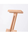W07A_NATUR,Sevalet din lemn de fag pentru masa, pliabil, reglabil, inaltime 87-178 cm, panze de pana la 120 cm, profesional, cul