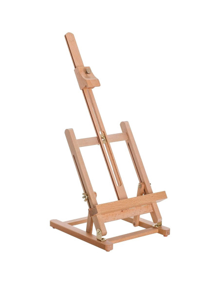 W06E_NATUR,Sevalet de masa reglabil din lemn de fag, pliabil, pentru panze de pana la 40 cm, greutate 0.7kg, culoare natur, W06E
