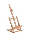 W06E_NATUR,Sevalet de masa reglabil din lemn de fag, pliabil, pentru panze de pana la 40 cm, greutate 0.7kg, culoare natur, W06E