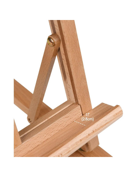 W06B_NATUR,Sevalet de masa/birou din lemn de Fag, pliabil, inaltime ajustabila intre 82-112 cm, pt panze de pana la 60 cm, greut