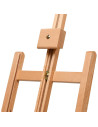 W06B_NATUR,Sevalet de masa/birou din lemn de Fag, pliabil, inaltime ajustabila intre 82-112 cm, pt panze de pana la 60 cm, greut
